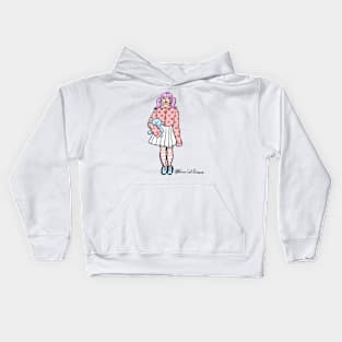 Strawberry Girl Kids Hoodie